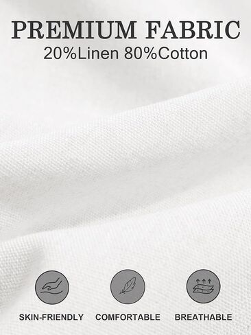 PLEPAN Mens Linen Pants Elastic Waist Drawstring Casual Linen Dress Pants Summer Beach Lightweight Trousers in Saudi Arabia
