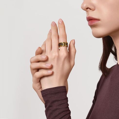 Sang Sang Sang 999 24K Solid Gold Noir Scale Bold Scale Ring with Black Diamonds for Women & Men حجمنا 19 / الولايات المتحدة 8.75 95498r in Saudi Arabia