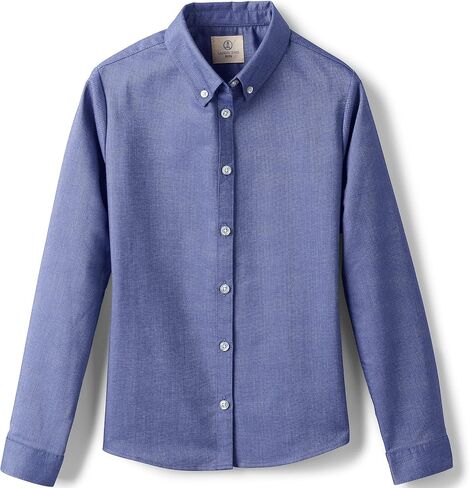 Lands' End School Uniform Girls Long Sleeve Oxford Dress Shirt in Saudi Arabia