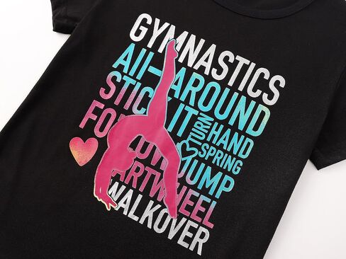 الفتيات قصيرة الأكمام تي شيرت قمم الصيف للأطفال جميل الوجه الوجه crewneck المحملات الحجم 6-18 in Kuwait