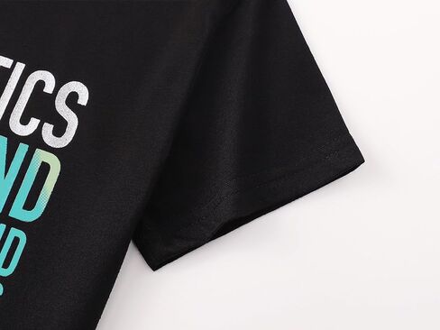 الفتيات قصيرة الأكمام تي شيرت قمم الصيف للأطفال جميل الوجه الوجه crewneck المحملات الحجم 6-18 in Kuwait