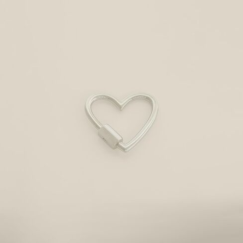 14K REAL Solid Gold Heart Enhancer Connector - Durable Chain Enhancer for Multiple Charms - Thick Link - 1 Piece - Pendant Extender in Kuwait