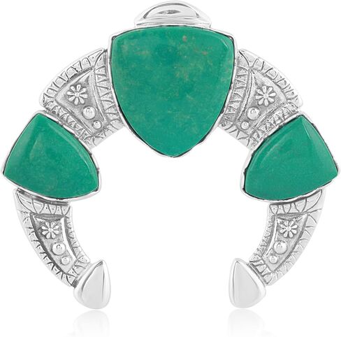 American West Jewelry Sterling Silver Women's Pendant Enhancer Choice of Gemstone Color Naja Design in Saudi Arabia