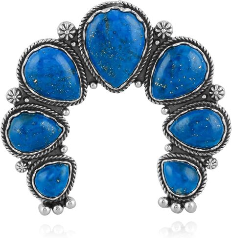 American West Jewelry Sterling Gemstone Large Naja Pendant Enhancer in Saudi Arabia