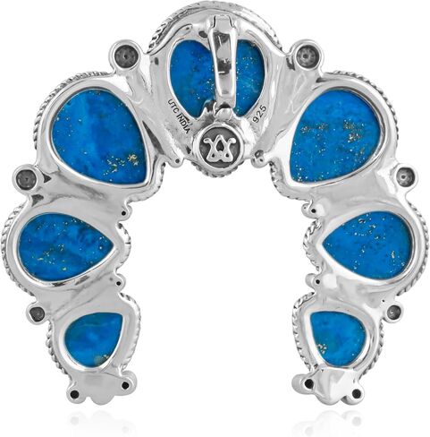 American West Jewelry Sterling Gemstone Large Naja Pendant Enhancer in Saudi Arabia