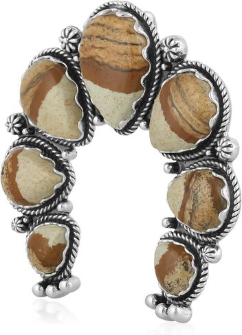 American West Jewelry Sterling Gemstone Large Naja Pendant Enhancer in Saudi Arabia