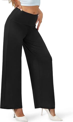 Arolina Women's Stretchy Wide Leg Palazzo Lounge Pants Casual Comfy High Waist Palazzo Pants in Saudi Arabia