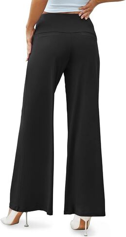 Arolina Women's Stretchy Wide Leg Palazzo Lounge Pants Casual Comfy High Waist Palazzo Pants in Saudi Arabia