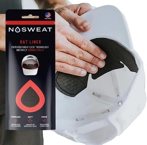 Golf Hat Sweat Liner | PGA Tour Licensed | Prevents Stains & Odor | Made in The USA - 3 | 6 | 12 | 25 Pack in Saudi Arabia