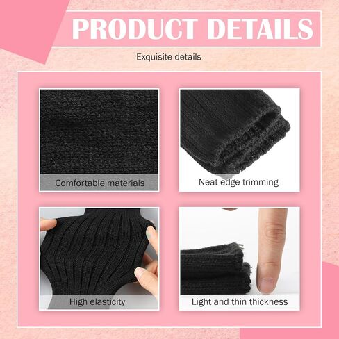 Arm Warmers for Long Sleeve Fingerless, Y2K Cool Girls Arm Covers, White Cute Harajuku Knitted Lace Arm Sleeve in Saudi Arabia