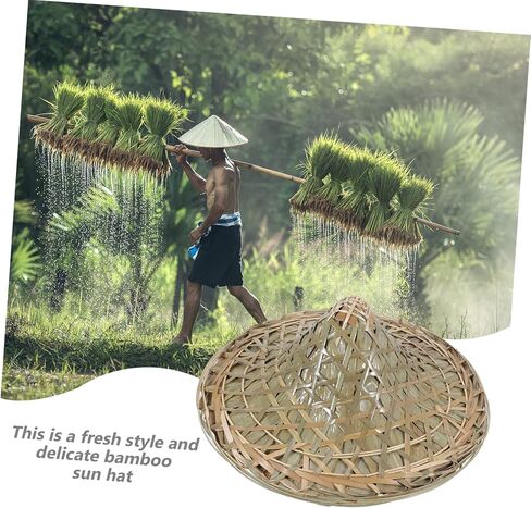 Totority Vietnamese على غرار اليد قبعة منسوجة يدوية لأشعة الشمس التي تمنع رطبة خفيفة الوزن في الهواء الطلق استخدام في الهواء الطلق للمزارعين حماية أشعة آسيوية تقليدية متعددة in Saudi Arabia