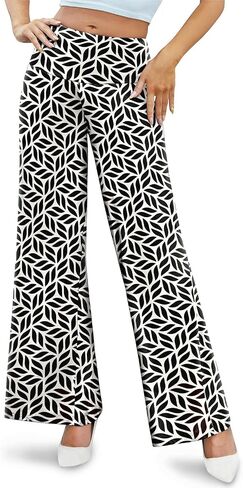 Arolina Women's Stretchy Wide Leg Palazzo Lounge Pants Casual Comfy High Waist Palazzo Pants in Saudi Arabia