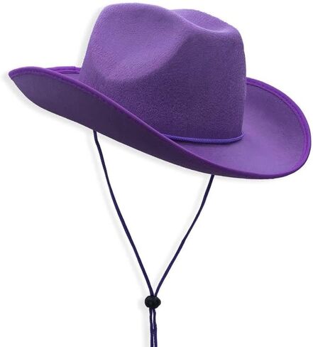 COLLECT PRESENT Plain Felt Cowboy & Cowgirl Hat for Men, Women, and Teens | Western Studded Cowboy Hat in Adult Sizes in Saudi Arabia