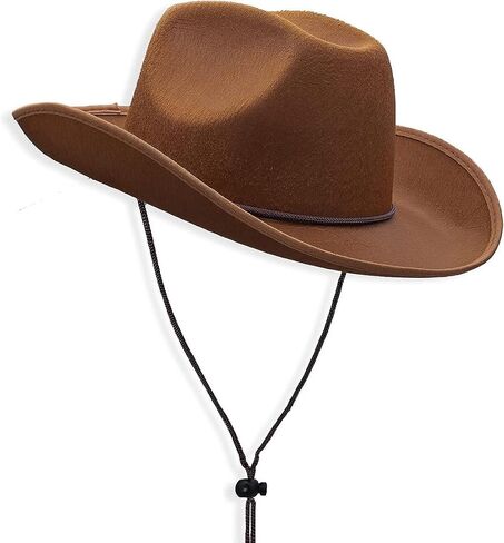 COLLECT PRESENT Plain Felt Cowboy & Cowgirl Hat for Men, Women, and Teens | Western Studded Cowboy Hat in Adult Sizes in Saudi Arabia