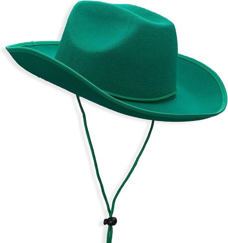 COLLECT PRESENT Plain Felt Cowboy & Cowgirl Hat for Men, Women, and Teens | Western Studded Cowboy Hat in Adult Sizes in Saudi Arabia