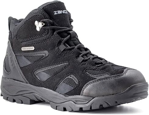 أحذية المشي لمسافات طويلة في منتصف أعلى من رجال Zanco للرجال من أجل الرحلات في الهواء الطلق على الظهر التخييم. in Kuwait