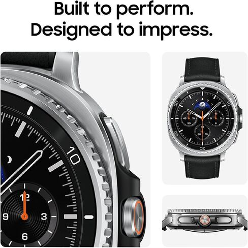 Samsung Galaxy Watch 8 Classic 46mm Bluetooth Smartwatch + Gift Card ، تصميم الوسائد ، الإطار الدوار ، زر سريع ، تدريب النوم ، مدرب الجري ، Black [الإصدار الأمريكي ، ضمان 2 سنة] in Saudi Arabia