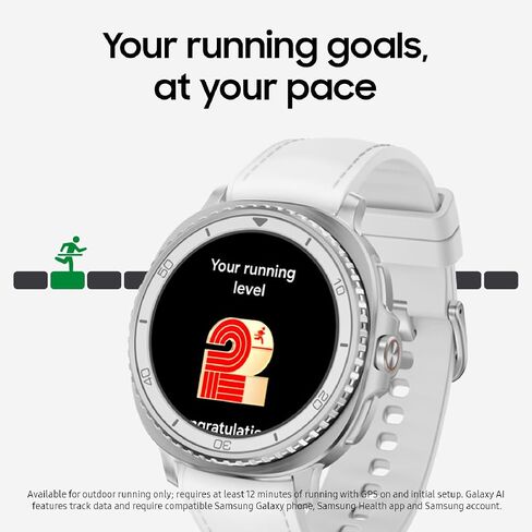 Samsung Galaxy Watch 8 Classic 46mm Bluetooth Smartwatch + Gift Card ، تصميم الوسائد ، الإطار الدوار ، زر سريع ، تدريب النوم ، مدرب الجري ، Black [الإصدار الأمريكي ، ضمان 2 سنة] in Saudi Arabia