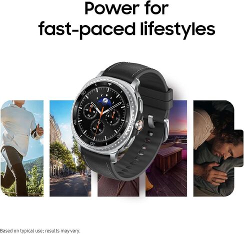 Samsung Galaxy Watch 8 Classic 46mm Bluetooth Smartwatch + Gift Card ، تصميم الوسائد ، الإطار الدوار ، زر سريع ، تدريب النوم ، مدرب الجري ، Black [الإصدار الأمريكي ، ضمان 2 سنة] in Saudi Arabia