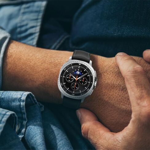 Samsung Galaxy Watch 8 Classic 46mm Bluetooth Smartwatch + Gift Card ، تصميم الوسائد ، الإطار الدوار ، زر سريع ، تدريب النوم ، مدرب الجري ، Black [الإصدار الأمريكي ، ضمان 2 سنة] in Saudi Arabia