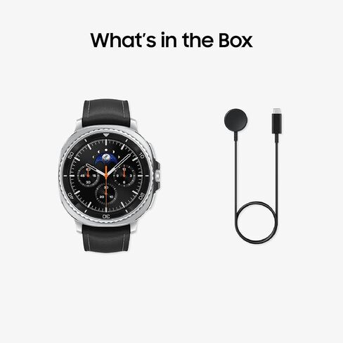 Samsung Galaxy Watch 8 Classic 46mm Bluetooth Smartwatch + Gift Card ، تصميم الوسائد ، الإطار الدوار ، زر سريع ، تدريب النوم ، مدرب الجري ، Black [الإصدار الأمريكي ، ضمان 2 سنة] in Saudi Arabia