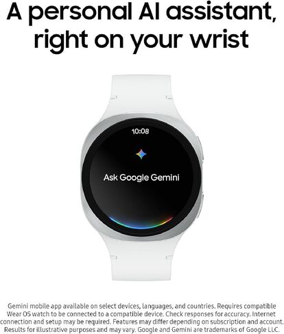 Samsung Galaxy Watch 8 (2025), Graphite, 40mm, Bluetooth Smartwatch | Cushion Design, Fitness Tracker, Sleep Coaching, Running Coach, Energy Score, Heart Rate Tracking [US Version, 2 Yr Warranty] in Kuwait
