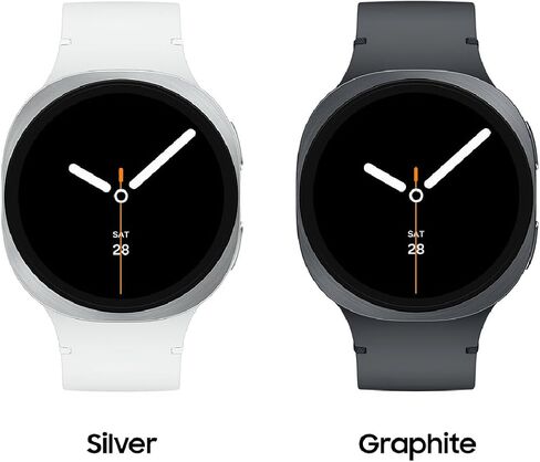 Samsung Galaxy Watch 8 (2025), Graphite, 40mm, Bluetooth Smartwatch | Cushion Design, Fitness Tracker, Sleep Coaching, Running Coach, Energy Score, Heart Rate Tracking [US Version, 2 Yr Warranty] in Kuwait