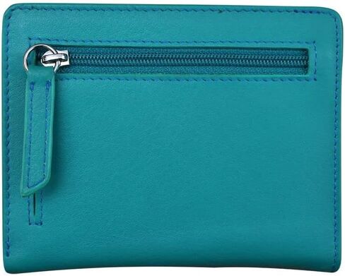 ili New York Euro Size Slim Wallet for Men, RFID Blocking Card Holder with ID Window, Credit Card Holder, and Back Zip Pocket – Minimalist Wallet for Men, Available in Vibrant Colors in Saudi Arabia