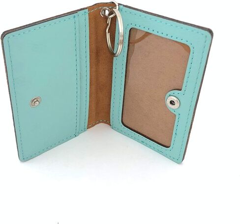 Monogram Keychain Wallet Wallet حامل فوكس جلد مخصص in Kuwait