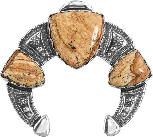 American West Jewelry Sterling Silver Women's Pendant Enhancer Choice of Gemstone Color Naja Design in Saudi Arabia