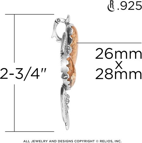 American West Jewelry Sterling Silver Women's Pendant Enhancer Choice of Gemstone Color Naja Design in Saudi Arabia