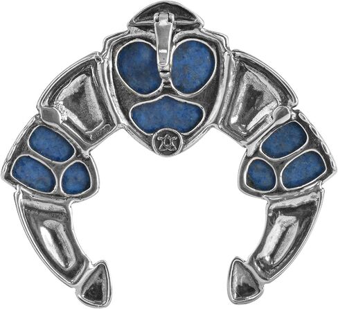 American West Jewelry Sterling Silver Women's Pendant Enhancer Choice of Gemstone Color Naja Design in Saudi Arabia