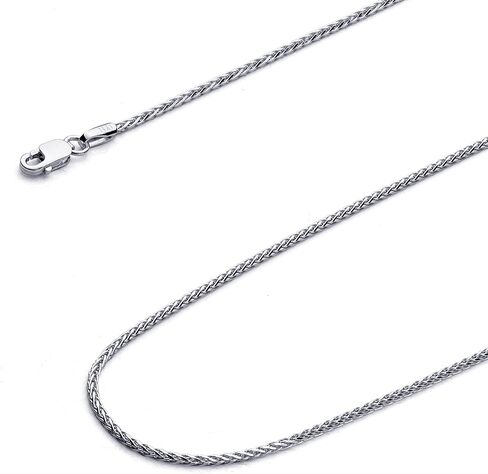 Wellingsale 14K Gold Gold Round Diamond Cut Cains (حدد خيارات) in Kuwait