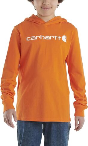 Carhartt Kids CA6480 سويت شيرت برسومات طويلة الأكمام - للأولاد - مقاس متوسط ​​(10-12) - Molten Lava in Saudi Arabia