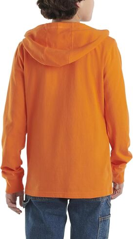 Carhartt Kids CA6480 سويت شيرت برسومات طويلة الأكمام - للأولاد - مقاس متوسط ​​(10-12) - Molten Lava in Saudi Arabia