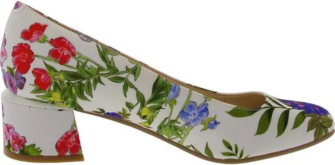 Nine West Women's GEONA9X92 Pump, White Floral 140, 8.5 in Saudi Arabia