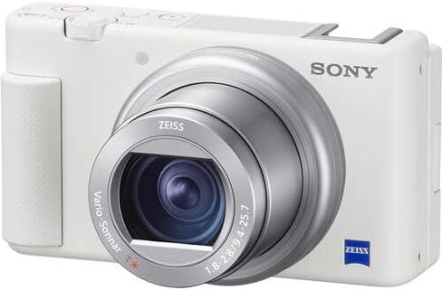 Sony ZV-1 Digital Camera Black DCZV1/B, 64GB Memory Card, Corel Photo Software, NP-BX1 Battery, Card Reader, LED Light, HDMI Cable, Deluxe Soft Bag, Charger, Flex Tripod, and More in Saudi Arabia