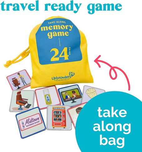 Upbounders - A Day at The Barbershop - Toddler Memory Matching Card Games for Kids - Montessori Learning Toy with African American Boy (Age 3+) in Saudi Arabia