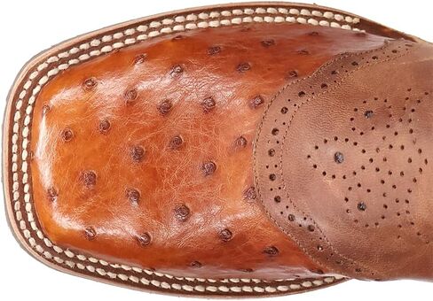 Dan Post Boots Mens Martel Ostrich Teed Square Square Toe On Dress Boots Mid - Brown in Saudi Arabia