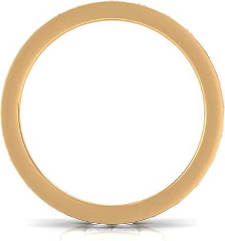خاتم الأبدية الكامل المعتمد للسيدات ، جودة D-VS1 ، فرقة الذكرى السنوية للزفاف Moissanite (جاهزة للهدية) in Kuwait