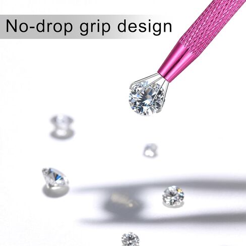 VOJO Piercing Ball Grabber Tool Kit 16G,18G Stainless Steel Flat Back Earrings Applicator with Threaded & Threadless Insertion Pins for Ear Nose Lip Body Jewelry Changes in Kuwait