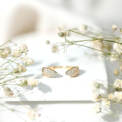 Certified Moissanite Diamond Ring Enhancer, D-Vs1 Quality, Moissanite Wedding Ring For Women (Ready to Gift) in Saudi Arabia