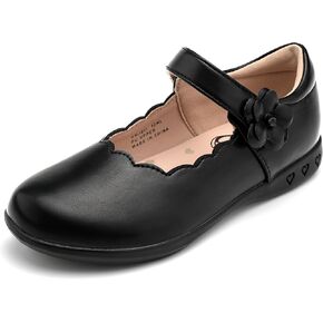 Stelle Girls School Shoes Mary Jane Uniform Dress Flat Shoes Retro Style Oxford Church Music Recitals(Little/Big Kids)