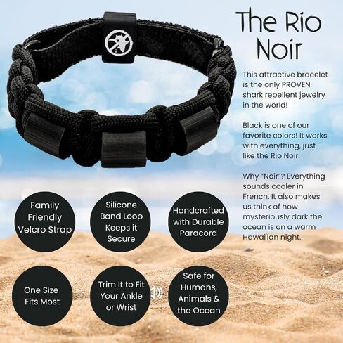 Shark OFF® Proven Shark Repellent Bracelet Jewelry | The Rio | Deter Sharks with Science Backed Shark Repellent | Swimming, Surfing, Diving, Snorkeling and All Ocean Activities in Saudi Arabia