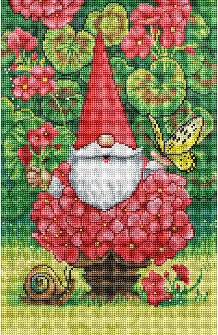 DIAMOND ART CLUB Skate Bird Diamond Painting Kit, Fun DIY Crafts for Adults, Round Diamond Art Canvas for Beginners, 9" x 9" (22.8cm x 22.8cm) in Saudi Arabia