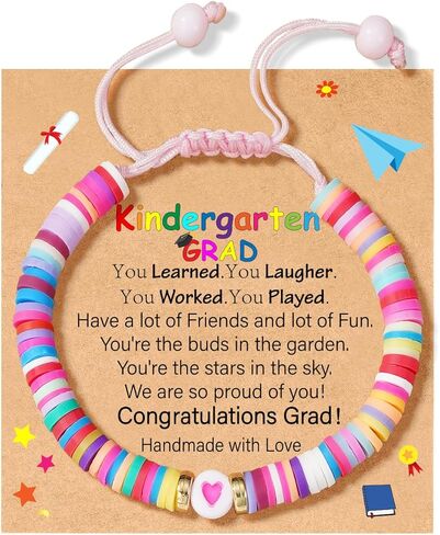 VULETO Kindergarten/Preschool/5th/8th Grade Graduation Gifts,Adjustable Bracelet Grad Graduation Gifts for Girls Daughter Granddaughter Niece Students in Kuwait