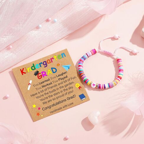 VULETO Kindergarten/Preschool/5th/8th Grade Graduation Gifts,Adjustable Bracelet Grad Graduation Gifts for Girls Daughter Granddaughter Niece Students in Kuwait