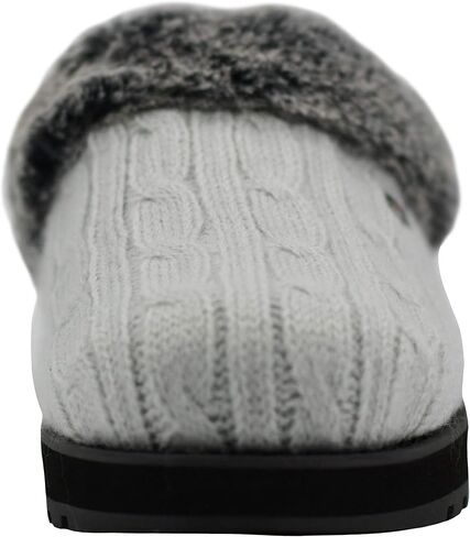 Skechers BOBS من Keepsakes Ice Angel Charcoal / شبشب أسود مقاس 6.5 عرض أمريكي in Kuwait