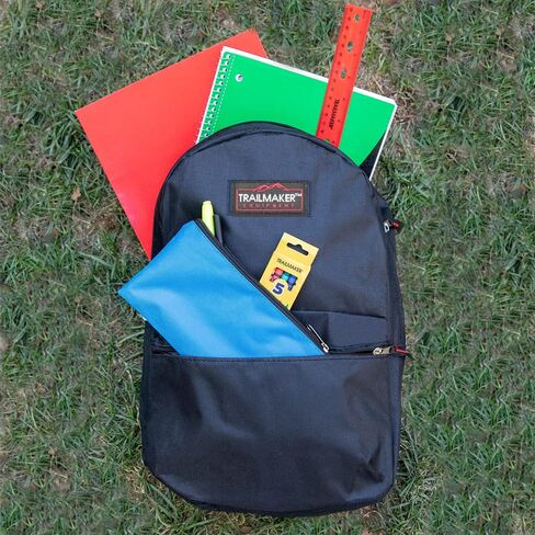 24 Pack Bulk Backpacks with School Supplies for Kids - Trailmaker Wholesale Backpack and School Supplies Kits (Girls Colors Pack) in Kuwait