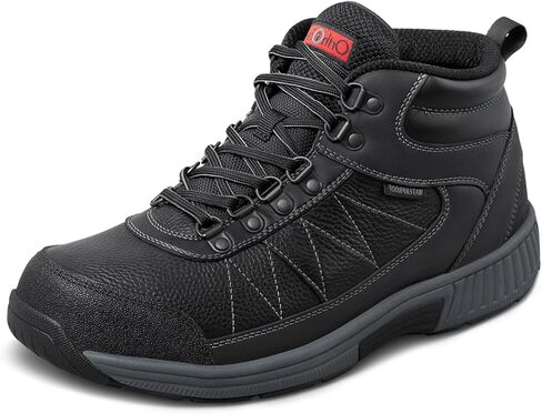 Orthofeet Men's Orthopedic Leather Hunter Boots in Saudi Arabia